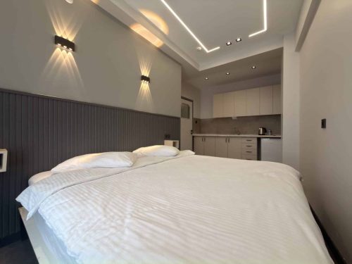 Lüks apart daire yatak odası görünümü