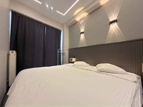 Lüks apart daire yatak odası görünümü