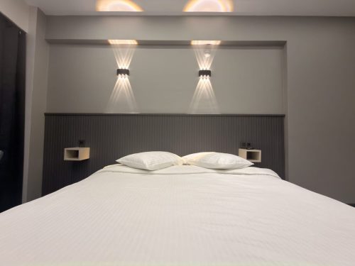 Lüks apart daire yatak odası görünümü