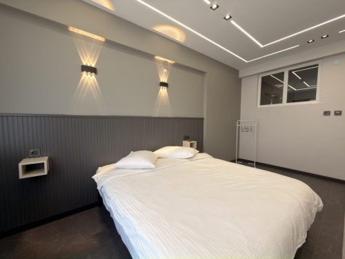 Lüks apart daire yatak odası görünümü